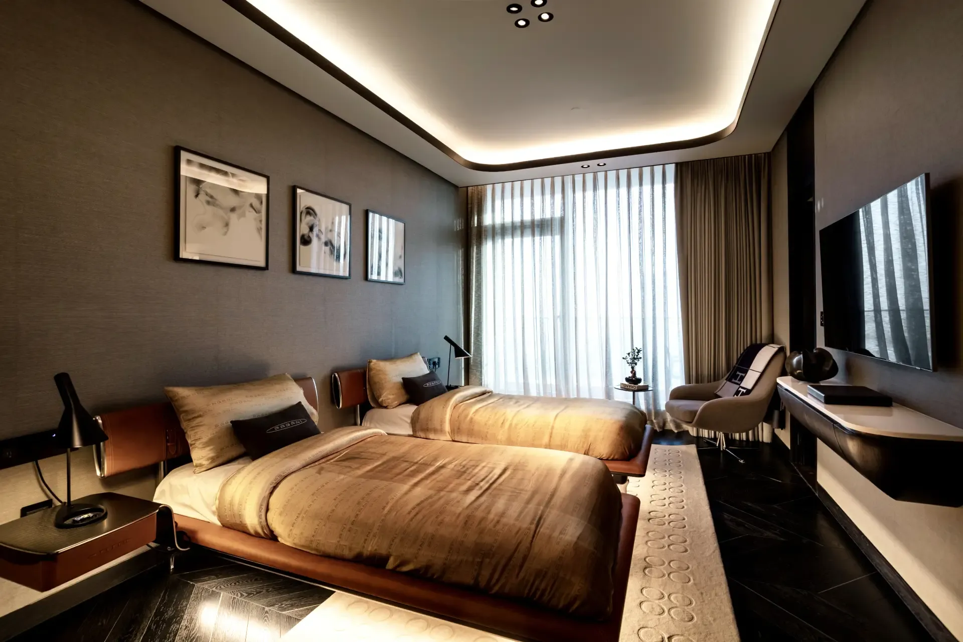 Bedroom — Da Vinci Tower by Pagani, Dubai