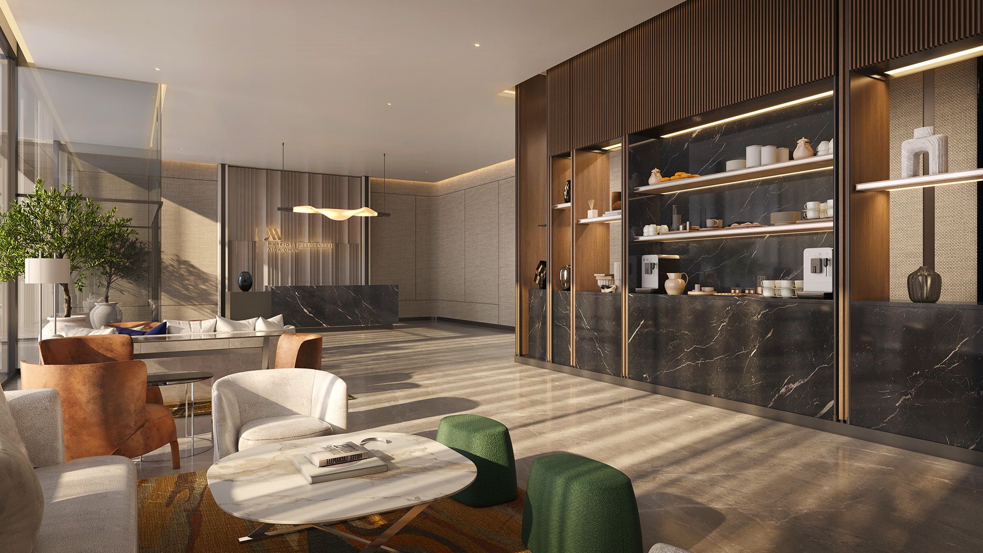 Kitchen — Marriott Residences, AIDA, Muscat