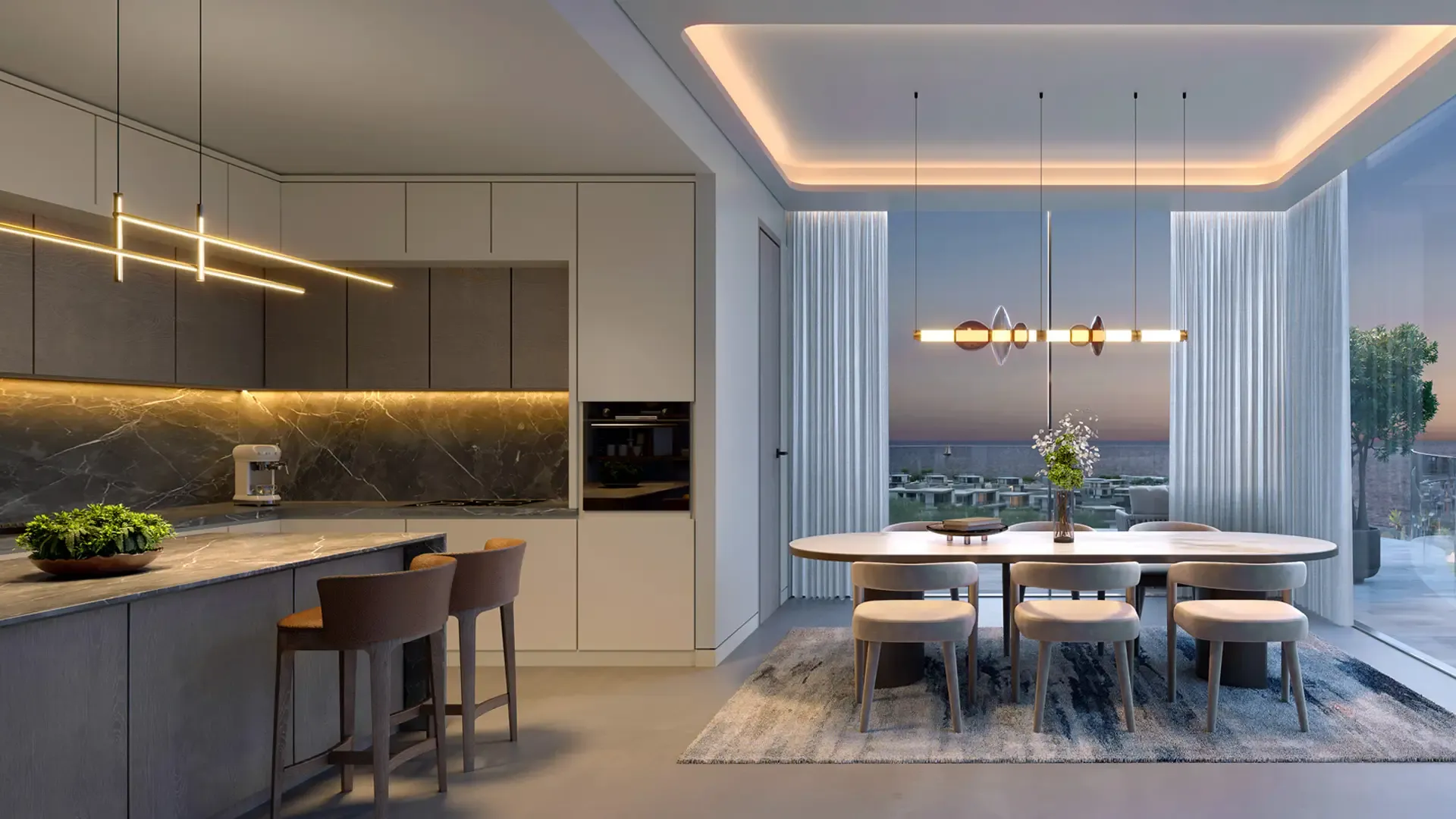 Dining room — Marriott Residences, AIDA, Muscat