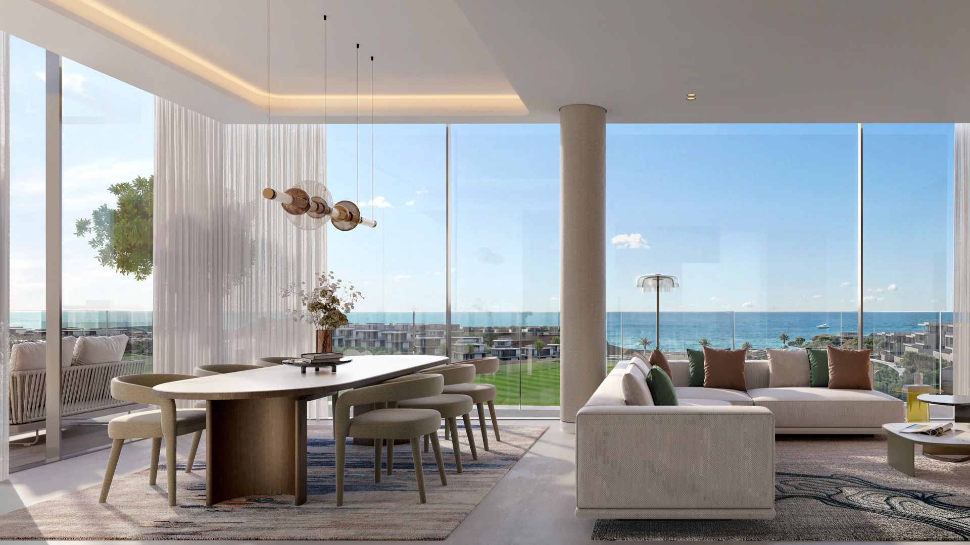 Living room — Marriott Residences, AIDA, Muscat