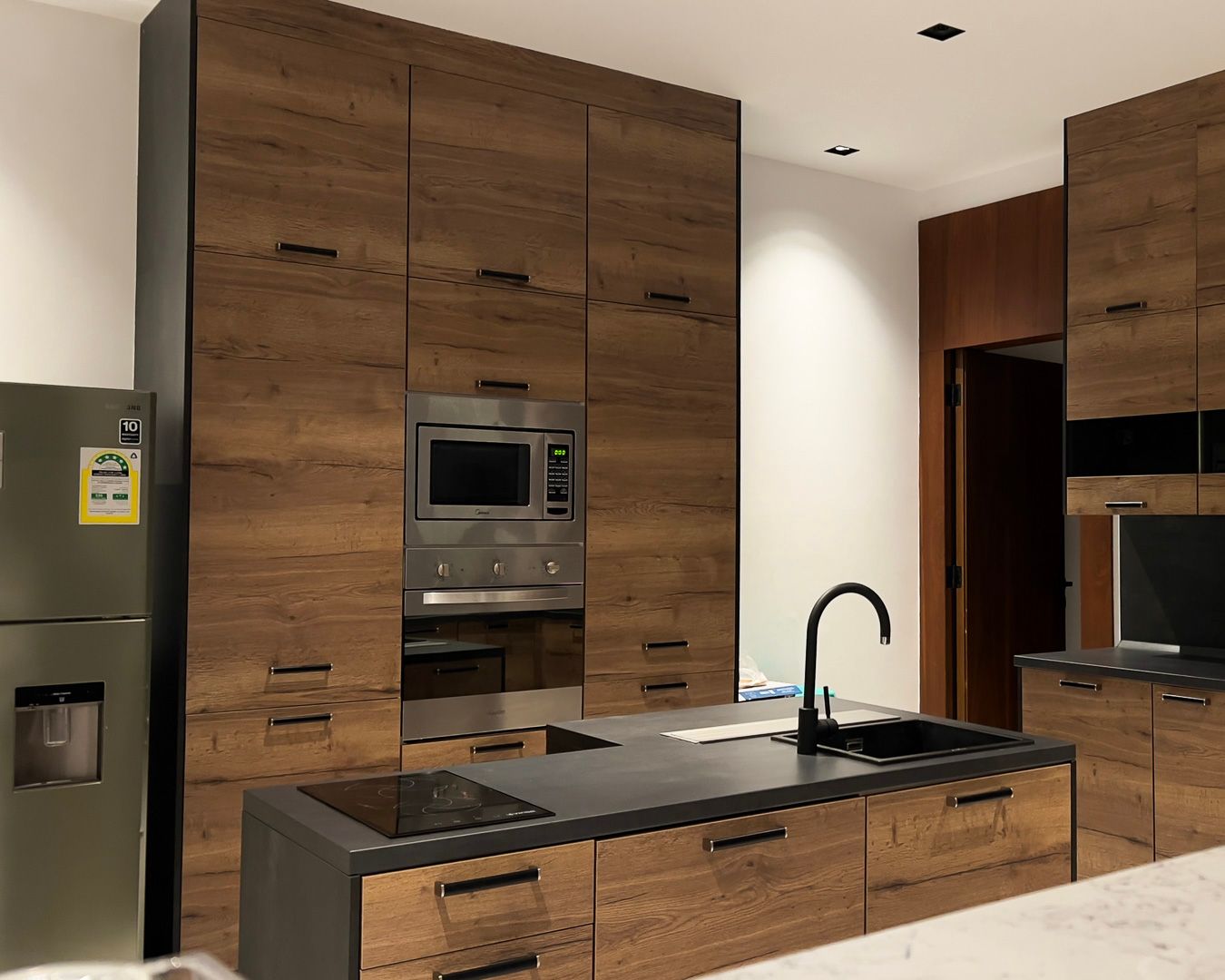 Kitchen — Timber-Detailed Villa, Al Mohammadiyah