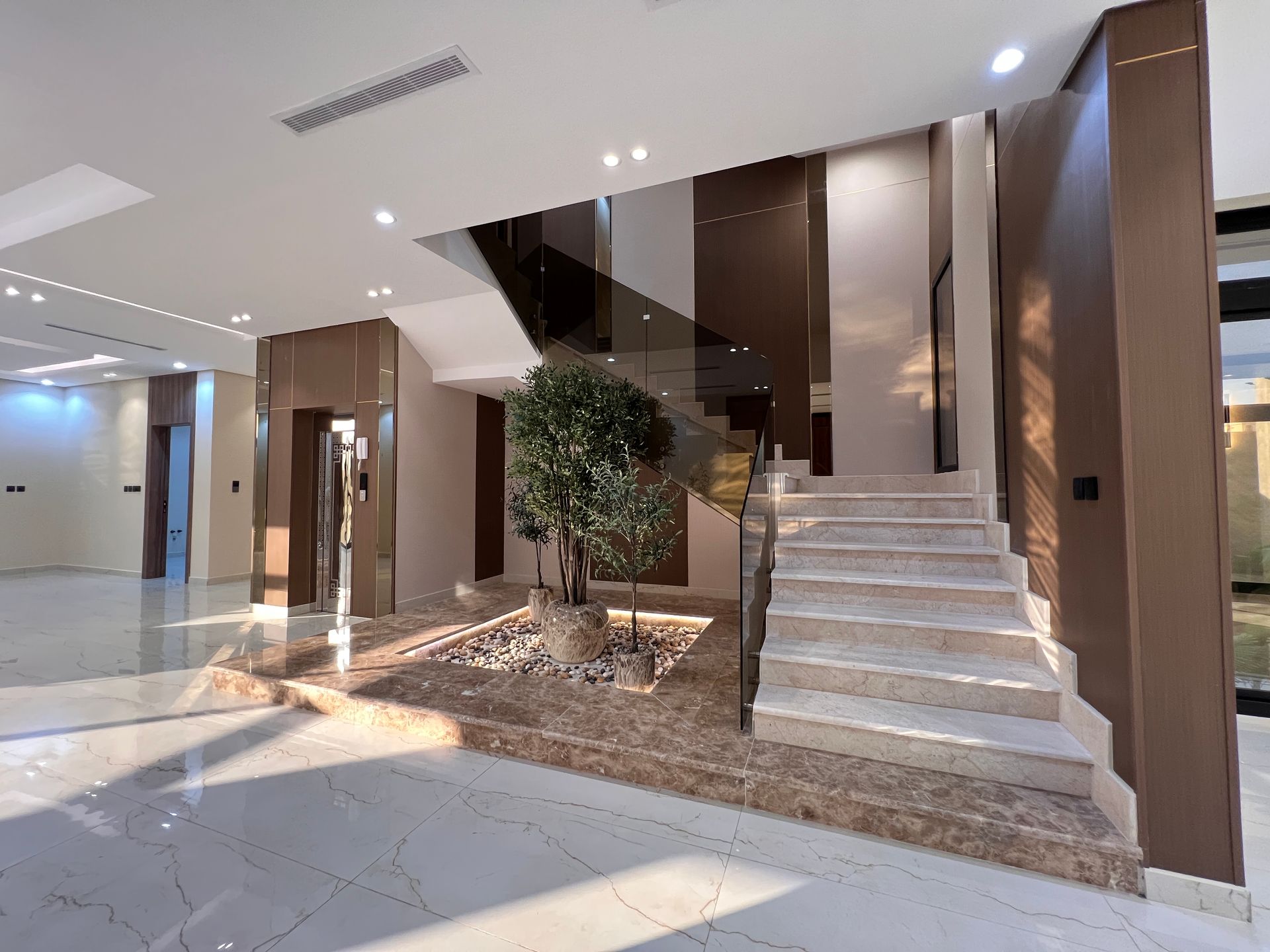 Staircase — Garden-Facing Villa, Al Shera'a, North Obhur