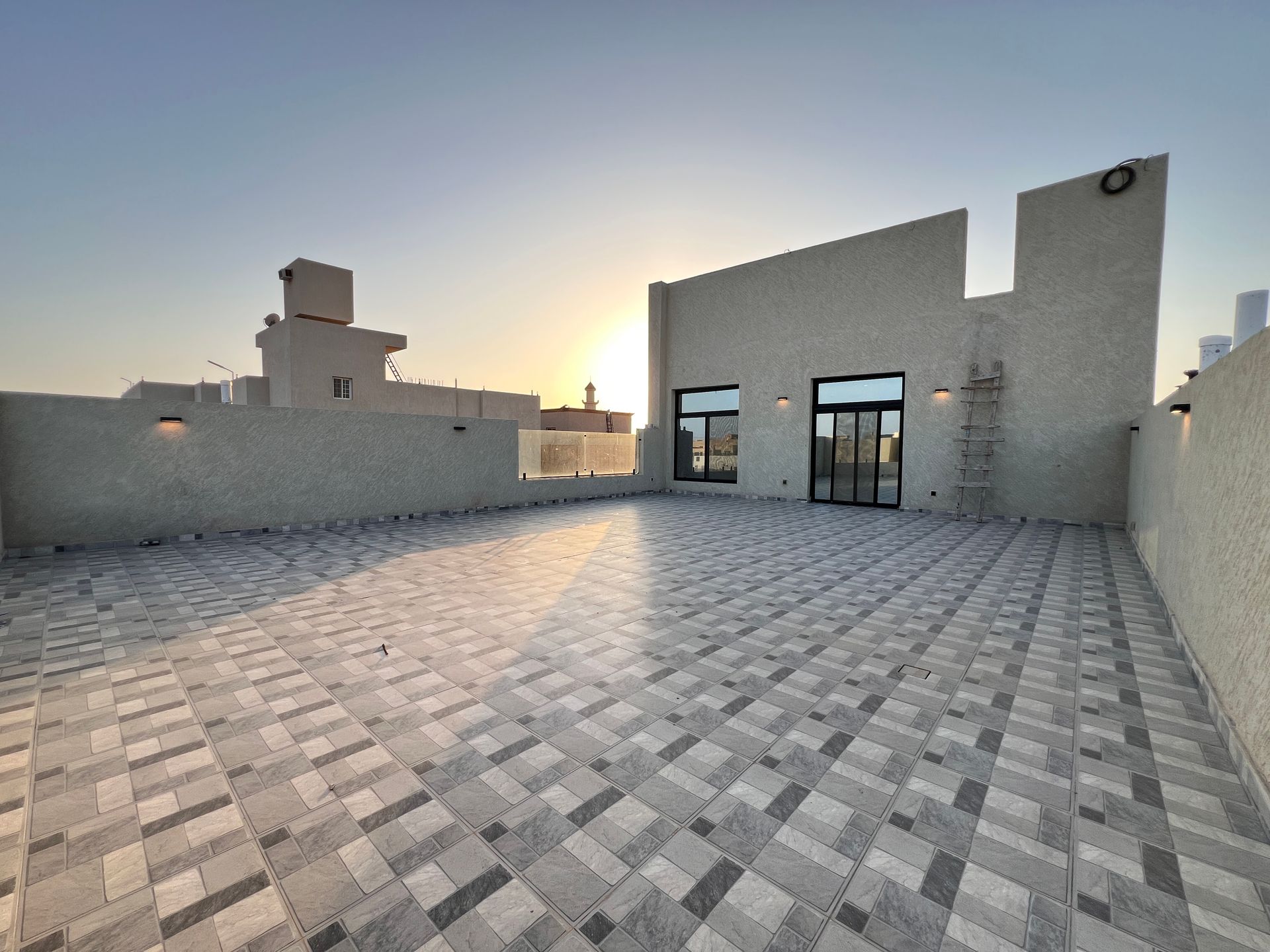 Roof terrace — Garden-Facing Villa, Al Shera'a, North Obhur