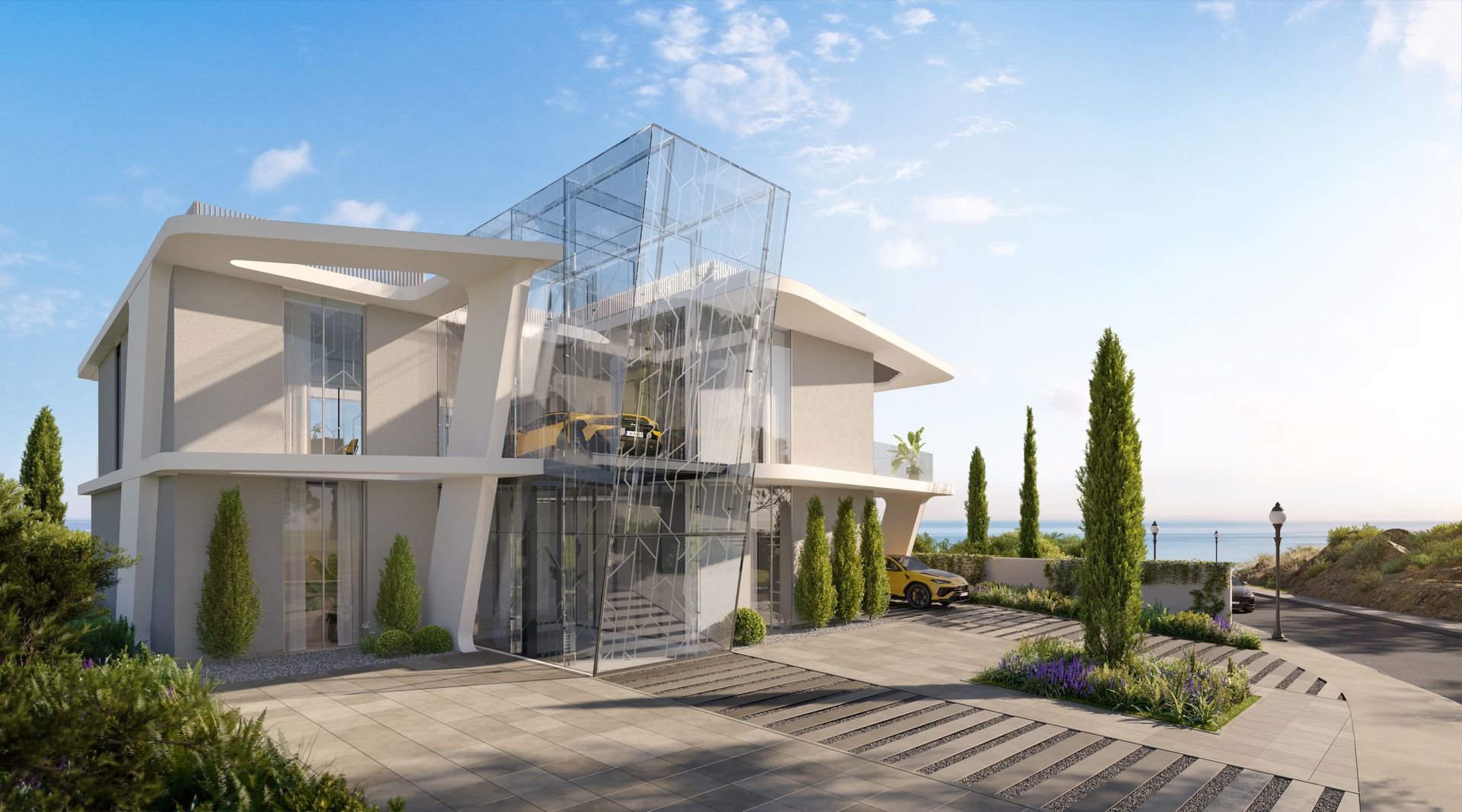 Artist's impression — Painite Villas by Lamborghini, Benahavís