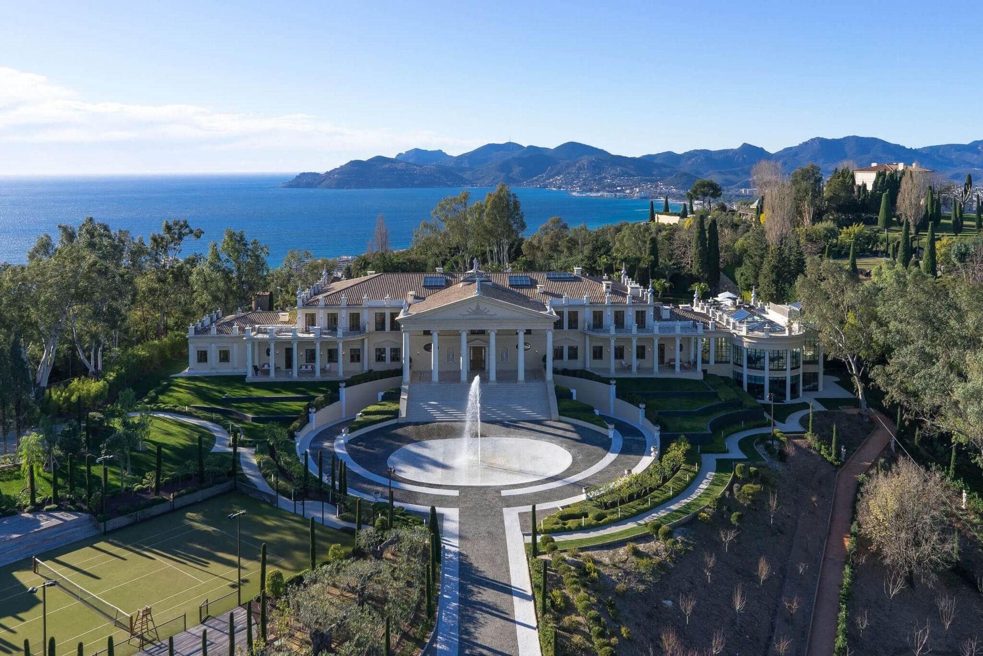 Aerial view — Palais Vénitien, Cannes