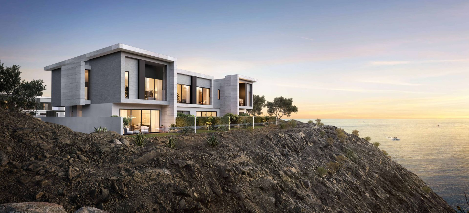 Artist's impression — Trump Cliff Villas, AIDA, Muscat