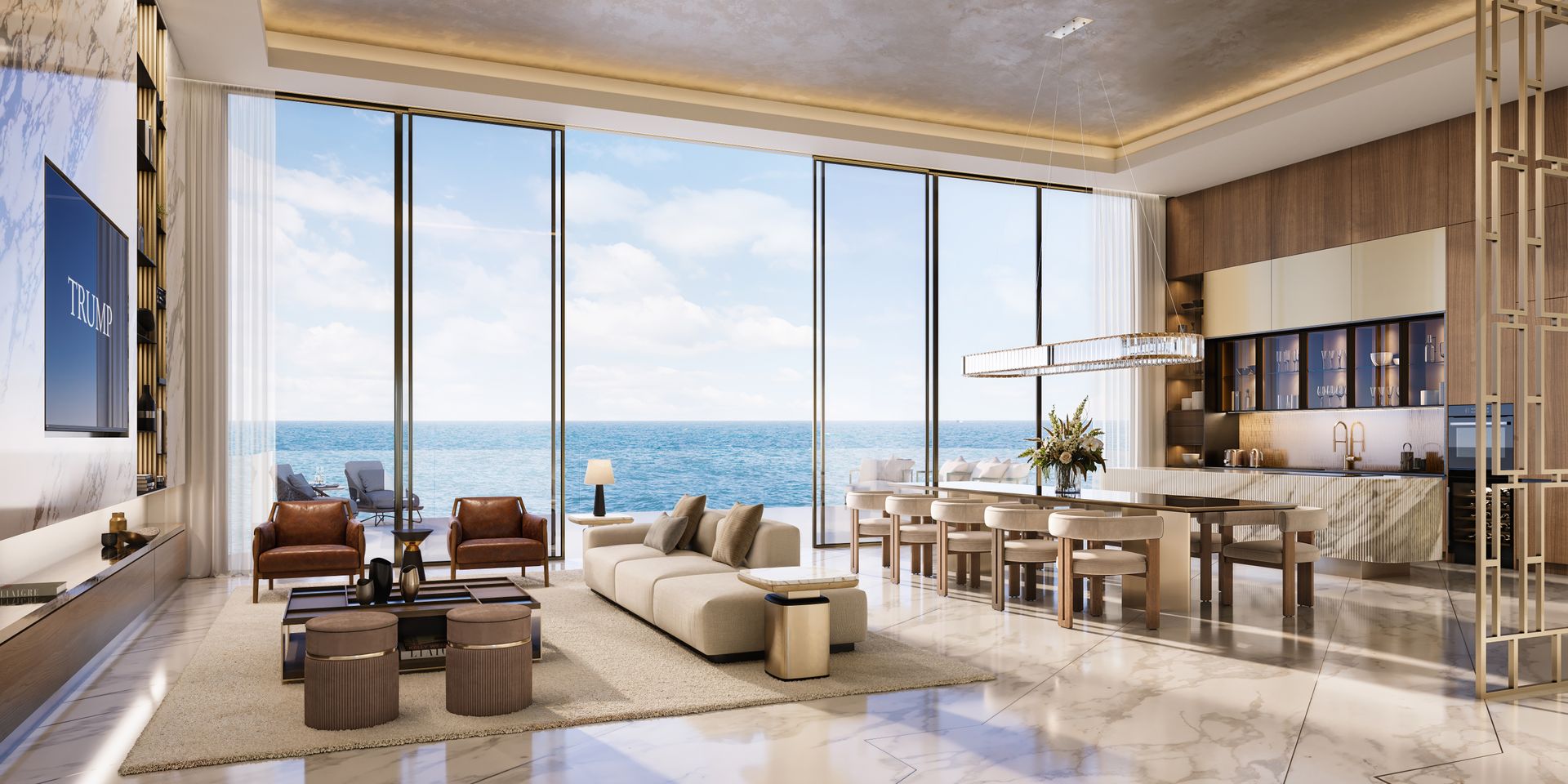 Living room — Trump Tower Jeddah