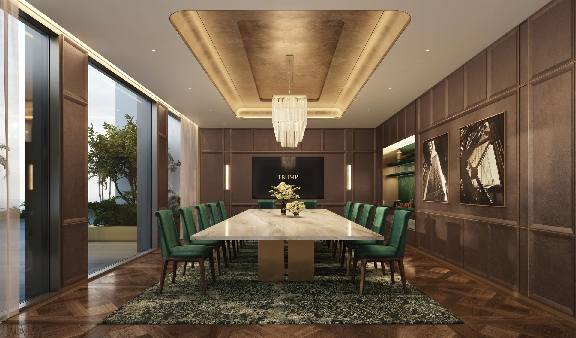 Dining room — Trump Tower Jeddah