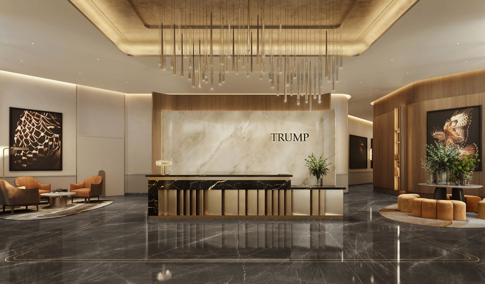 Lobby — Trump Tower Jeddah