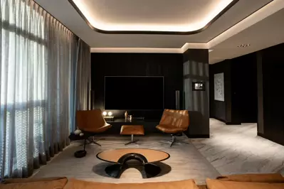 Living room — Da Vinci Tower by Pagani, Dubai