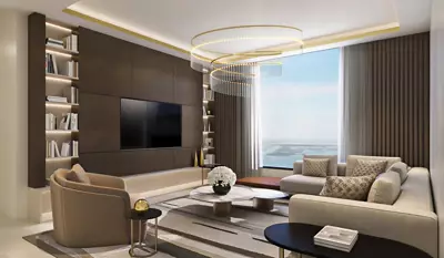 Living room — Trump Plaza Jeddah