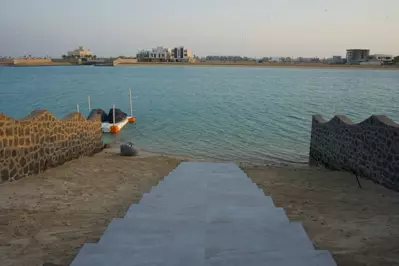 Private beach — Private Beach Villa, Durrat Al Arous