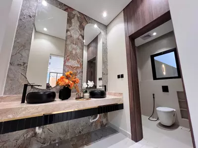 Bathroom — Garden-Facing Villa, Al Shera'a, North Obhur