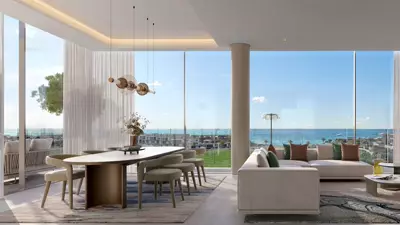 Living room — Marriott Residences, AIDA, Muscat