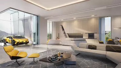 Living room — Painite Villas by Lamborghini, Benahavís