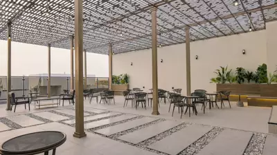 Illustrative — developer's finished unit at Kian Al-Masiah — Building 114, Al Nuzhah: Roof terrace — Rear Three-Bedroom Apartment, Building 114, Al Nuzhah